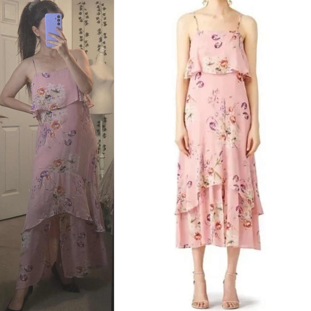 TiMo Chiffon Dress XS Fits Small